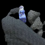 Lapis Lazuli Amulet Egyptian God Sobek Crocodile Pendant - Image 3