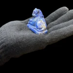 Handmade Lapis Lazuli Sekhmet Amulet – Egyptian Goddess of War - Image 6