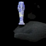 Lapis Lazuli Sekhmet Amulet – Handmade Egyptian Goddess of War - Image 5