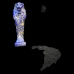 Lapis Lazuli Sekhmet Amulet – Handmade Egyptian Goddess of War - Image 4