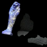Lapis Lazuli Sekhmet Amulet – Handmade Egyptian Goddess of War - Image 3