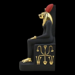Sekhmet Bust Sculpture, Ancient Egyptian Lion Goddess Statue - Image 5