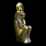 Sekhmet Statue Ancient Egyptian Lion Goddess Bust, Solid Stone Sculpture - Image 6