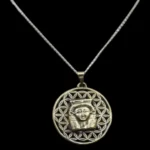 Silver Goddess Hathor Amulet Necklace – Egyptian Pendant - Image 2