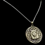 Silver Goddess Hathor Amulet Necklace – Egyptian Pendant - Image 3