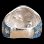 Egyptian Coral Lotus Ring