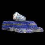 Egyptian Coral Lotus Ring