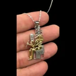 Thoth amulet pendant egyptian jewelry - Handcrafted - Egyptian goddess - jewelry unique archaeological mythology - religion - Image 5