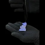 Thoth Egyptian amulet pendant - lapis lazuli stone-Handcrafted - Egyptian Gods - jewelry unique archaeological mythology - religion - Image 4