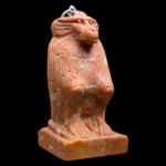 Thoth Beautiful statue/amulet gamestone handcrafted Egyptian god of writing,wisdom - Image 9