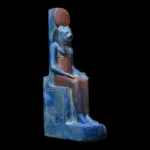 Pretty sekhmet statue sitting Blue stone one-sculpture Egyptian diety/gods-ancient Egyptian antique-religion-mythology-Raplica-made in Egypt - Image 9