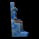 Pretty sekhmet statue sitting Blue stone one-sculpture Egyptian diety/gods-ancient Egyptian antique-religion-mythology-Raplica-made in Egypt - Image 7