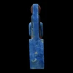 Pretty sekhmet statue sitting Blue stone one-sculpture Egyptian diety/gods-ancient Egyptian antique-religion-mythology-Raplica-made in Egypt - Image 3