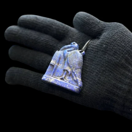 Thoth lapis lazuli amulet pendant