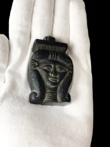 Amulet of Hathor, Amuleto della dea Hathor, Goddess of love and protection - Image 3