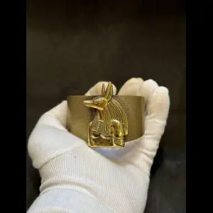 Copper Anubis Guardian Bracelet