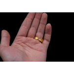 Egyptian Chariot Ring – Sterling Silver Gold Plated, Ancient Symbols, Free Size - Image 3