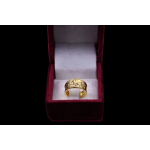 Egyptian Chariot Ring – Sterling Silver Gold Plated, Ancient Symbols, Free Size - Image 6