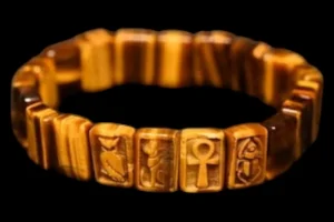 Egyptian Cuff Bracelet: Ancient Symbol Jewelry Egyptian Gift Replica Handmade Antiques - Image 5