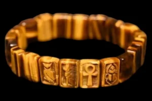 Egyptian Cuff Bracelet: Ancient Symbol Jewelry Egyptian Gift Replica Handmade Antiques - Image 7