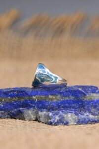 Egyptian Eye of Horus Ring: Sterling Silver Pharaonic Symbol - Image 4