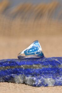 Egyptian Eye of Horus Ring: Sterling Silver Pharaonic Symbol - Image 6