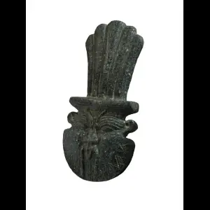 Egyptian Bes Stone Amulet