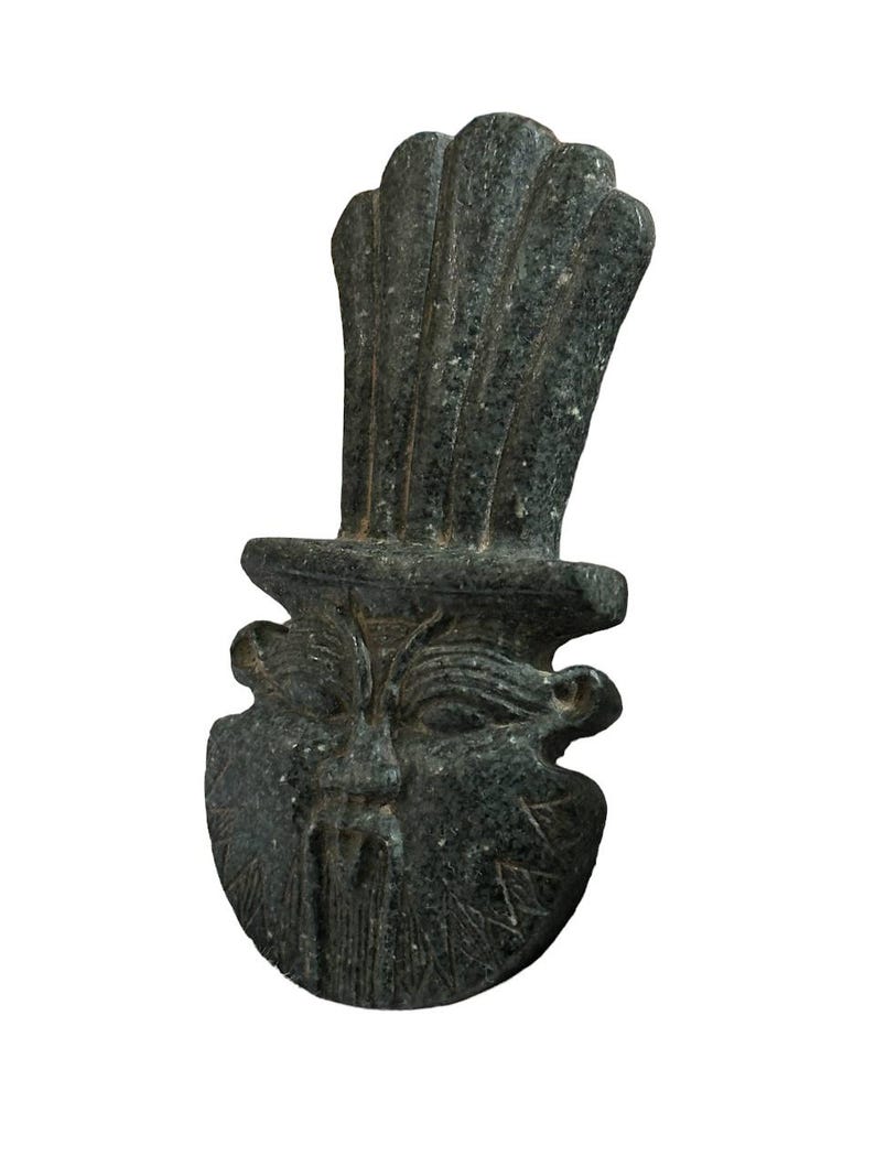 Egyptian Bes Stone Amulet