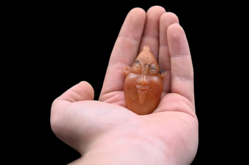 Egyptian God Bes Stone Amulet – Ancient3 Egyptian God Bes Amulet