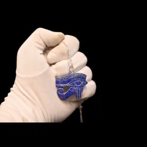 Lapis Lazuli Wedjat Eye Amulet
