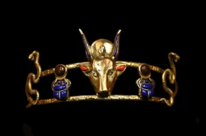 Copper Lapis Hathor Bracelet