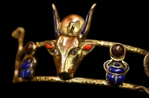 Copper Lapis Hathor Bracelet