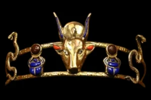 Copper Lapis Hathor Bracelet