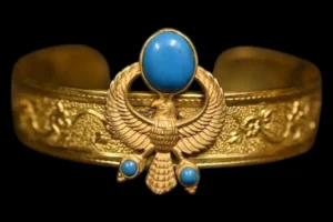 Copper Horus Falcon Bracelet