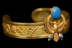 Copper Horus Falcon Bracelet