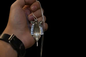 Handcrafted Silver Osiris Pendant, Egyptian Mythology Jewelry - Image 7