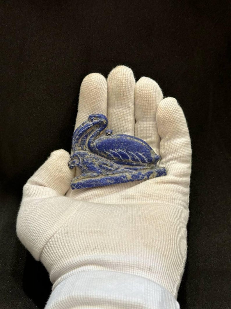 Stone Thoth Ibis Amulet