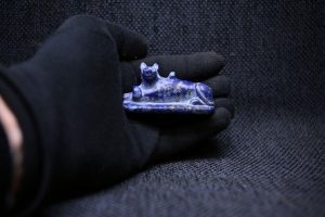 Lapis Lazuli Sekhmet Amulet