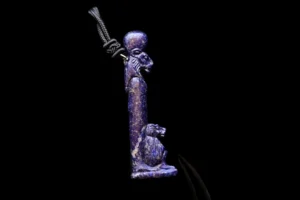 Lapis Lazuli Thoth Baboon Amulet