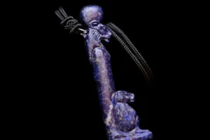 Lapis Lazuli Thoth Baboon Amulet
