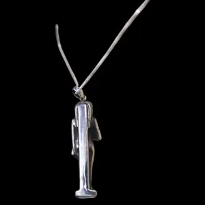 Pure Silver Sekhmet Amulet