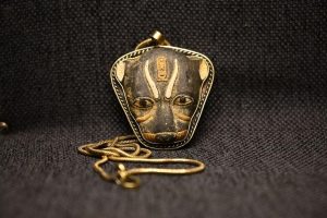 Lapis Lazuli Thoth Baboon Amulet