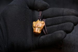 Lapis Lazuli Sekhmet Amulet