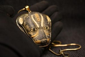 Lapis Lazuli Thoth Baboon Amulet