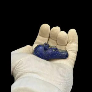 Gemstone Sobek Crocodile Amulet