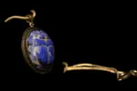Egyptian Scarab Necklace – Handmade Lapis Lazuli Pendant