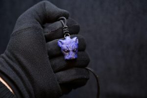 Lapis Lazuli Thoth Baboon Amulet