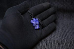 Lapis Lazuli Thoth Baboon Amulet