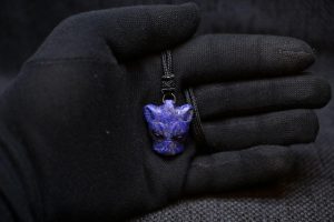 Lapis Lazuli Thoth Baboon Amulet