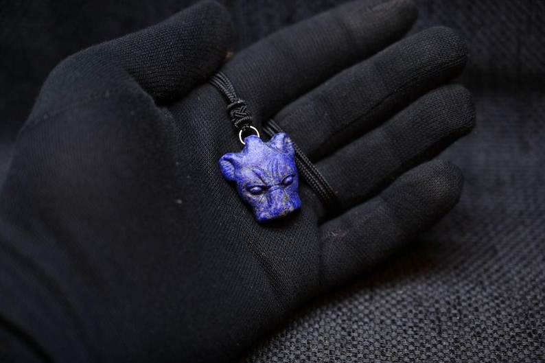 Lapis Lazuli Thoth Baboon Amulet